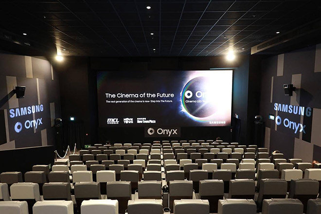 Samsung Onyx Cinema LED - màn hình chiếu đỉnh cho rạp phim - 1