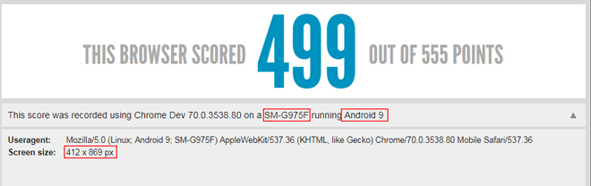 Galaxy S10 Lite, Galaxy S10+ lộ điểm trình duyệt benchmark - 3