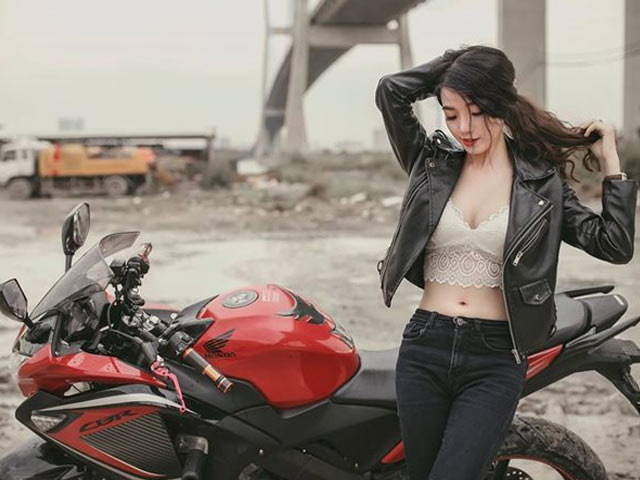 Phong cách chạy xe của 2 ”hot girl mô tô khủng” Cần Thơ, Sài Gòn