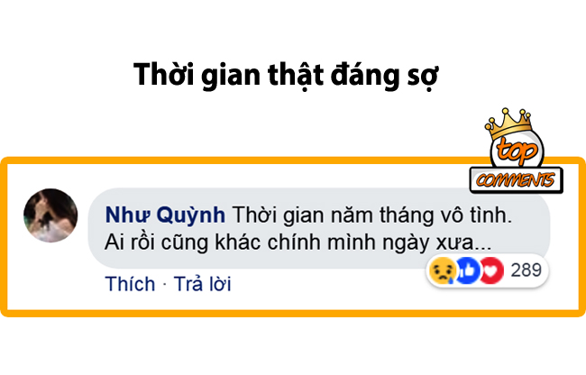 Không có gì thắng nổi thời gian.