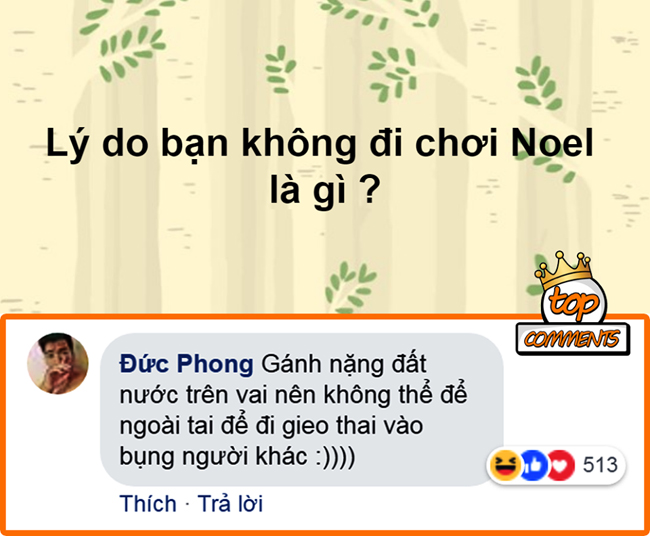 Thanh niên có &#34;chí nam nhi&#34; nhưng đêm Noel phải ở nhà vì đang FA.