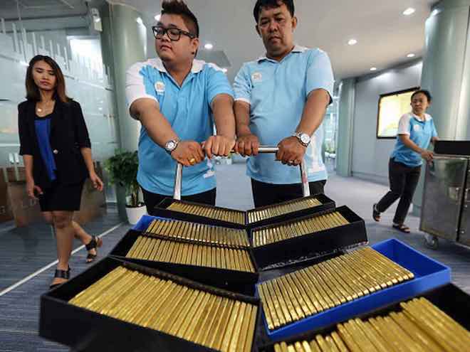 Các nhà khoa học Trung Quốc biến đổi đồng thành vật liệu... giống như vàng - 1