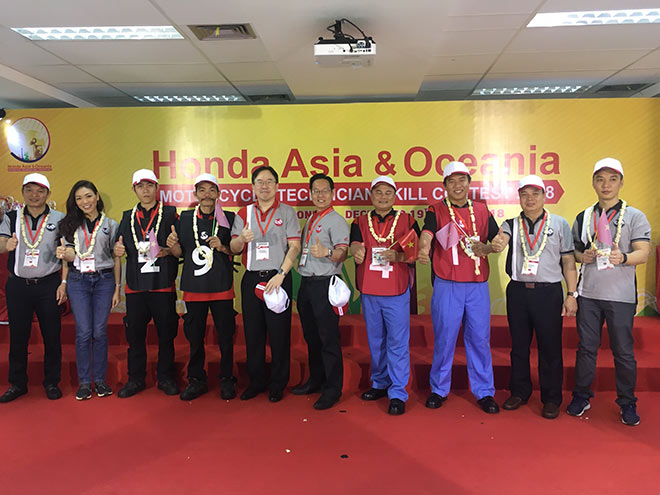 Honda Việt Nam tiếp tục gặt hái tại Hội thi Kĩ thuật viên dịch vụ giỏi Châu Á – TBD 2018 - 1