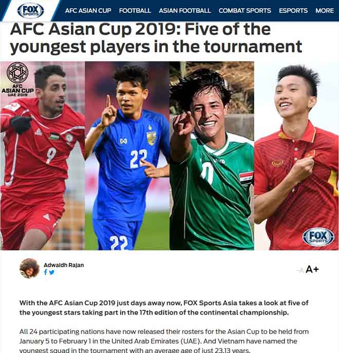 ĐT Việt Nam & Asian Cup: Báo châu Á khen Văn Hậu, chờ đấu “Messi Iraq” - 1