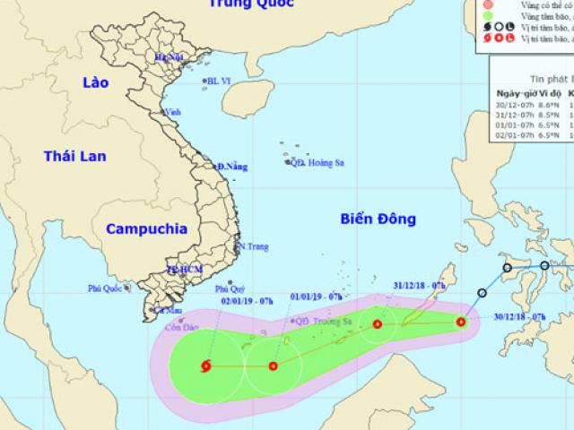 Áp thấp nhiệt đới giật cấp 8 tăng tốc vào Biển Đông, khả năng mạnh thành bão