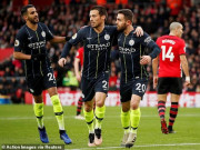 Bóng đá - Chi tiết Southampton - Man City: Trái đắng cuối trận, thẻ đỏ bất ngờ (KT)