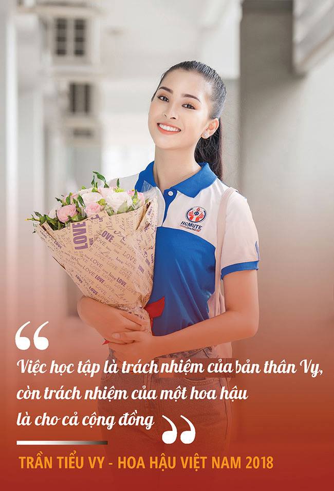 Một trong những nhiệm vụ quan trọng hơn nữa mà Tiểu Vy muốn thực hiện trong năm 2019 chính là hoàn thành việc học còn dang dở. Cô sẽ cố gắng cân bằng việc học tập với các hoạt động xã hội.