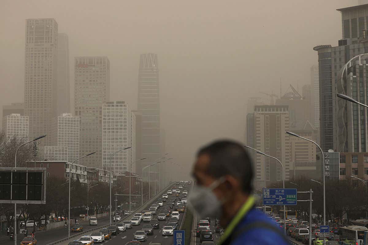 Ô nhiễm không khí có những tác động đáng lo ngại lên trí não con người - ảnh: EPA