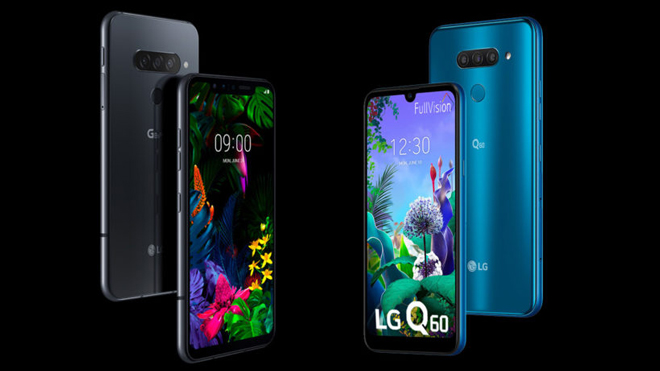LG G8s ThinQ (trái) và LG G60 (phải).