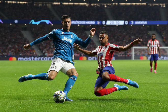 Ronaldo "tịt ngòi" trong ngày Juventus đánh rơi thắng lợi trước Atletico Madrid