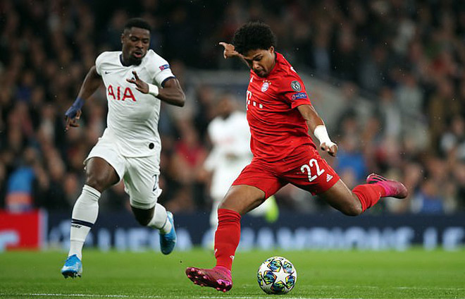 Gnabry giúp Bayern Munich hạ Tottenham 7-2 ngay trên sân khách