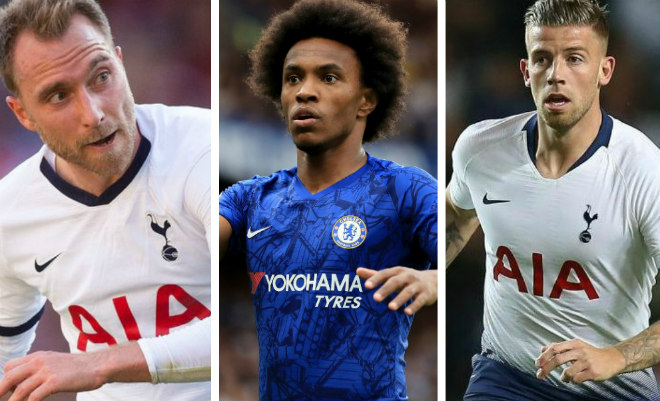 Eriksen, Willian &amp; Alderweireld là những mục tiêu của Juventus