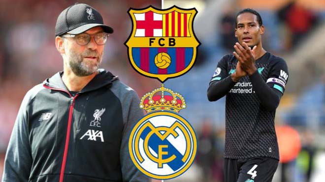 Barca và Real đều muốn có HLV Klopp, và phần nào đó là Van Dijk