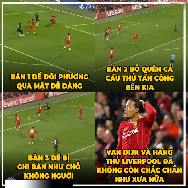 Hàng thủ Liverpool không còn chắc chắn như mùa giải trước.