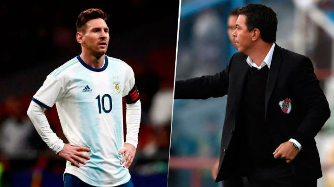 Messi có thể phục vụ dưới trướng HLV đồng hương Marcelo Gallardo ở Barca