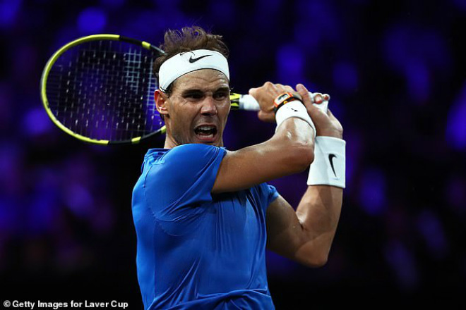 Nadal cay đắng lỡ hẹn Thượng Hải Masters năm nay vì chấn thương cổ tay trái gặp phải ở Laver Cup