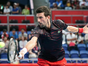 Thể thao - Video tennis Djokovic - Pouille: 50 phút chóng vánh, ra đòn dồn dập (tứ kết Japan Open)