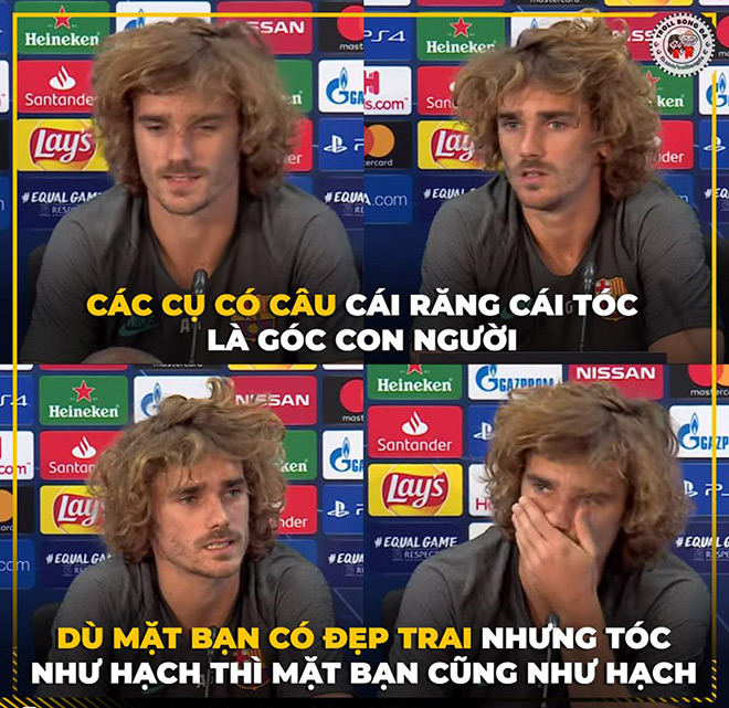 Hình ảnh thoải mái và "ổn" của Griezmann sau khi chuyển đến Barca.