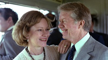 Cặp đôi Jimmy Carter và Rosalynn cách đây vài chục năm