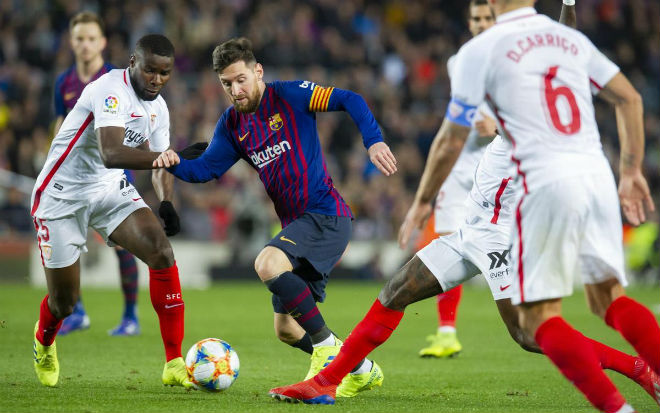 Messi rất có duyên xé lưới Sevilla