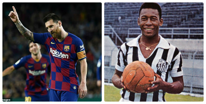 Messi mơ sớm đuổi kịp kỷ lục ghi bàn nhiều nhất cho một CLB của "Vua bóng đá" Pele