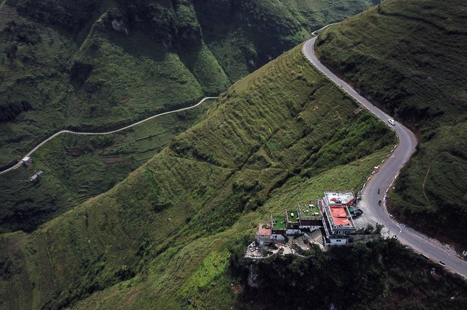 Công trình nhà hàng, nhà nghỉ Panorama nhìn từ trên cao