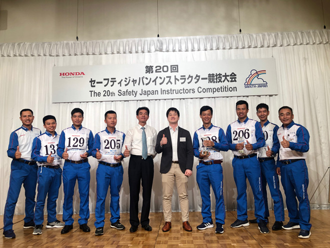 Đoàn Honda Việt Nam xuất sắc giành giải Nhất tại Hội thi HDV LXAT xuất sắc 2019