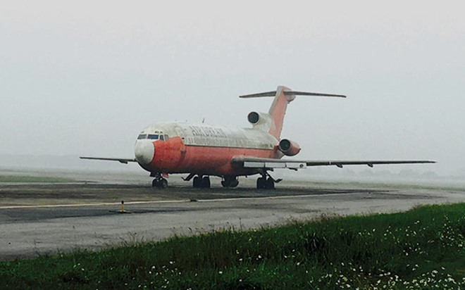 Chiếc Boeing B727 từng thuộc sở hữu của Hãng hàng không Royal Khmer Airlines (Campuchia).