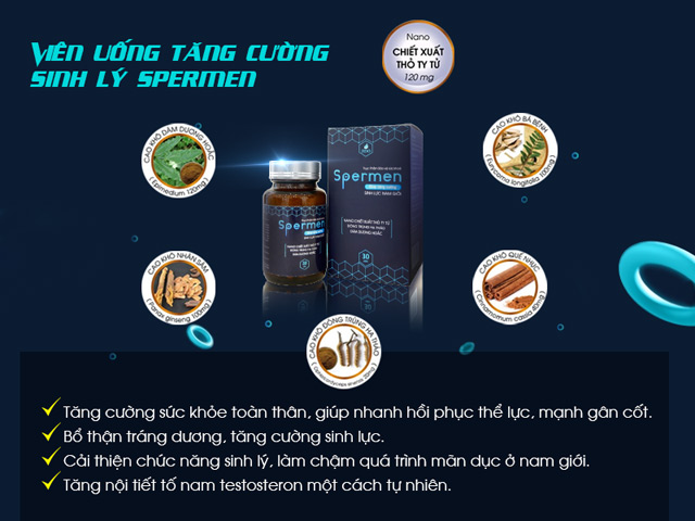 Áp dụng công nghệ nano chiết xuất thỏ ty tử vào trong viên uống sinh lý nam Spermen