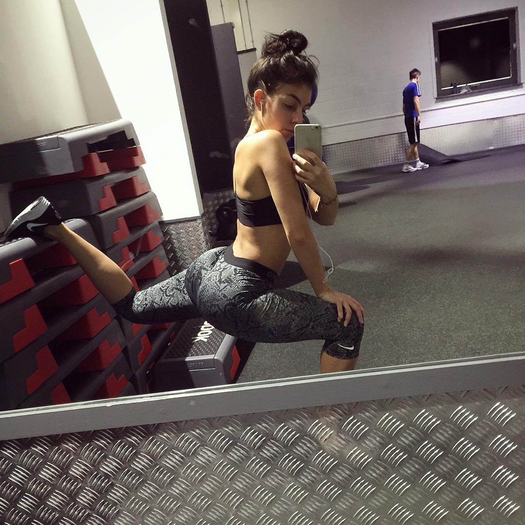 Georgina Rodriguez thường xuyên đến phòng tập gym.&nbsp;