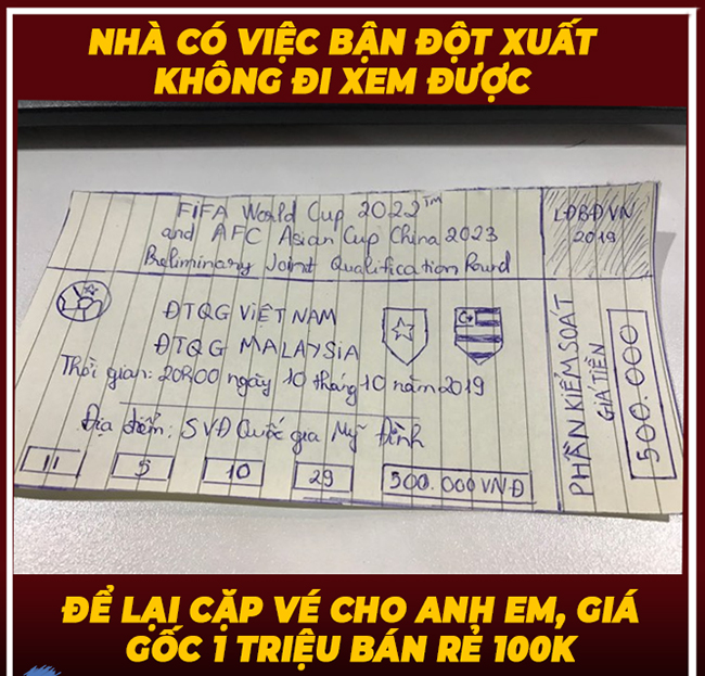 Mua được vé xem đội tuyển Việt Nam vẫn là nỗi "đau đầu" với nhiều người hâm mộ.