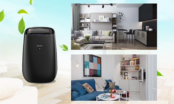 Máy lọc không khí thương hiệu Sharp đa tính năng, thiết kế nhỏ gọn phù hợp diện tích 30m2, công nghệ màng lọc HEPA của Mỹ, J-Tech Inverter tiết kiệm điện năng đang được bán tại VGS SHOP sẽ là cứu tinh cho gia đình bạn trong thời điểm ô nhiễm này.