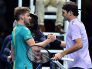 Thể thao - Video tennis Federer - Goffin: Đôi công hấp dẫn, 2 set nghẹt thở (Thượng Hải Masters)