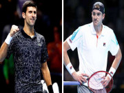 Thể thao - Video, kết quả tennis Djokovic - Isner: 76 phút kịch chiến, game 12 nghẹt thở