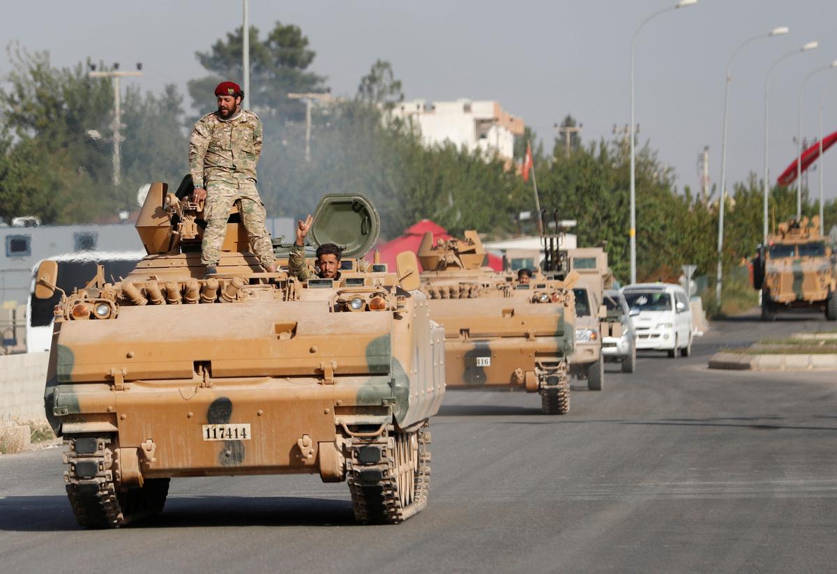 Cuộc chiến giữa quân đội Thổ Nhĩ Kỳ với lực lượng người Kurd tại Syria đang ngày càng khốc liệt (ảnh: Reuters)