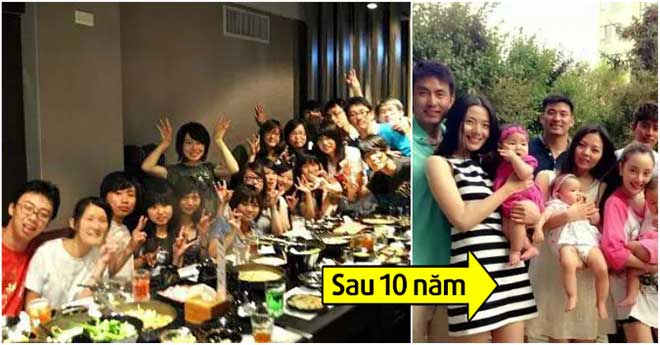Các 9X đời đầu ngày nào còn đi học, nay đã có gia đình.