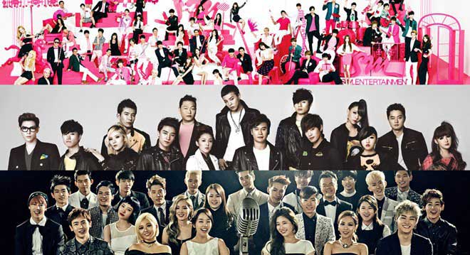 Từng nhớ không sót gương mặt nào trong bức ảnh này nhưng lại không thể nhớ được tên của các nhóm nhạc bây giờ.