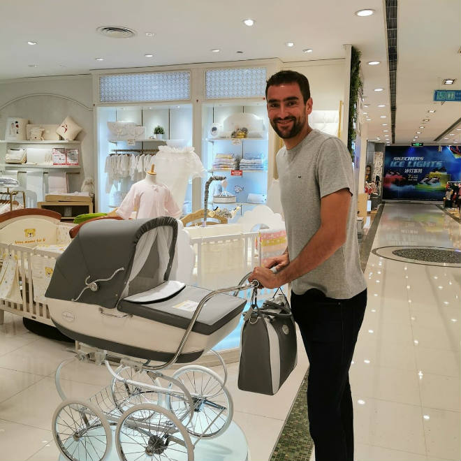 Cilic vui vẻ vì sẽ lên chức cha năm tới khi vợ anh sinh con đầu lòng