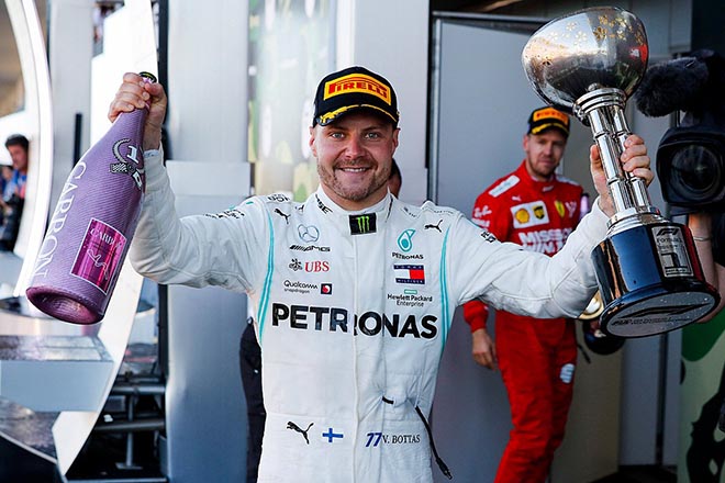 Bottas có chiến thắng thứ 3 trong năm 2019