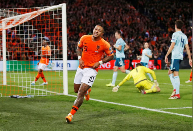 Cựu cầu thủ MU Depay tỏa sáng giúp Hà Lan thắng ngược Bắc Ireland ở Rotterdam