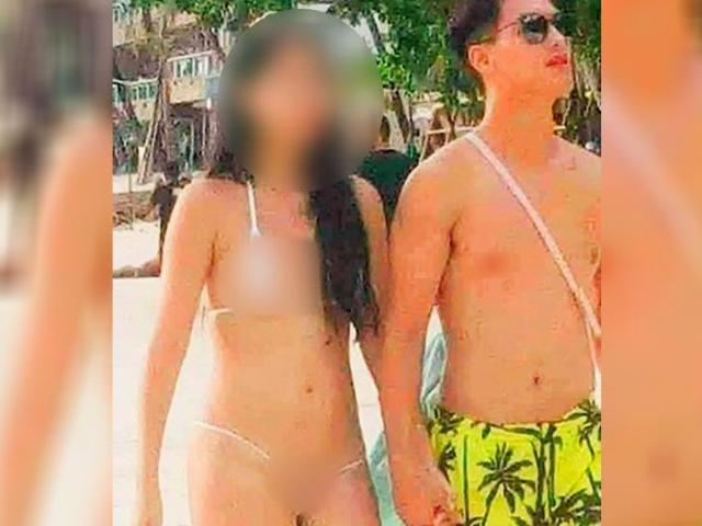 Philippines: Nữ du khách xinh đẹp diện bikini siêu nhỏ gây tranh cãi