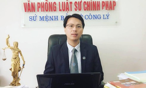 Luật sư Đặng Văn Cường - Đoàn Luật sư TP Hà Nội.