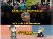 Tranh vui - Ảnh chế: MU &quot;hoang mang&quot; khi De Gea chấn thương trước đại chiến Liverpool