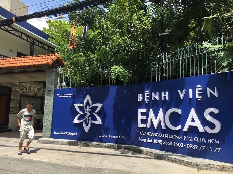 Bệnh viện thẩm mỹ Emcas, nơi xảy ra vụ việc