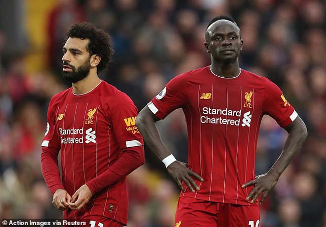 Salah và Mane vẫn không hài lòng về nhau