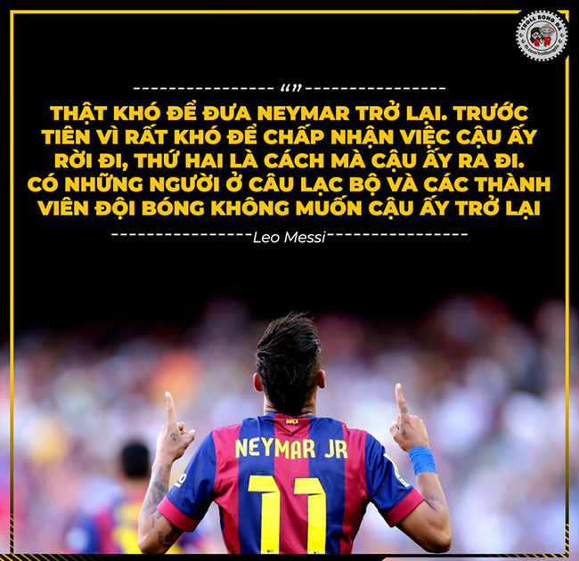 Ở Barca không phải ai cũng muốn Neymar quay lại.