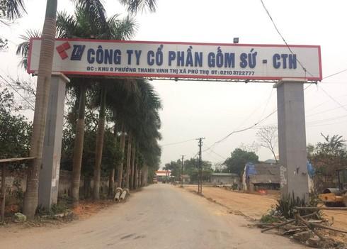 Công ty Cổ phần Gốm sứ Thanh Hà.