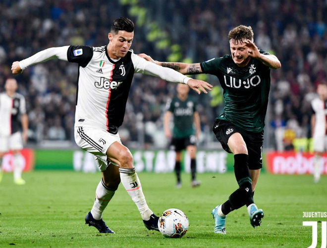 Ronaldo có pha lập công&nbsp;thứ 701 trong sự nghiệp, góp công vào chiến thắng của Juventus