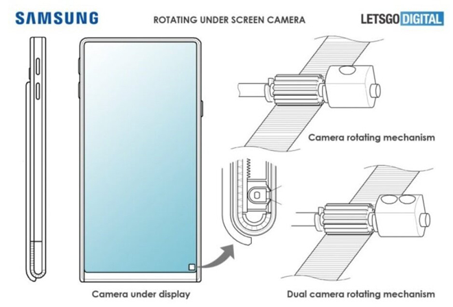 Hình ảnh về bằng sáng chế của Samsung.