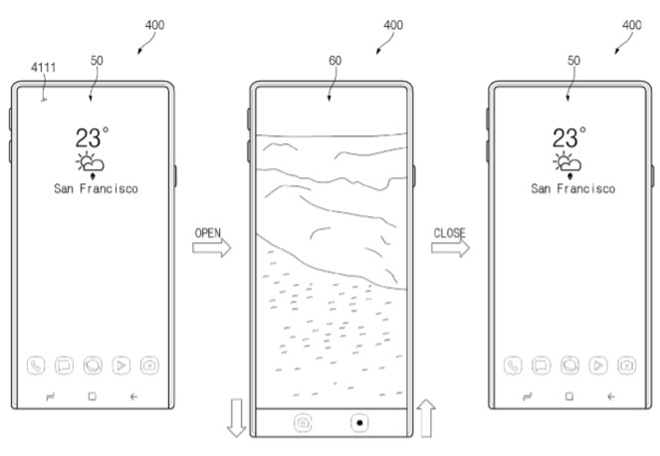 Hình ảnh về bằng sáng chế của Samsung.